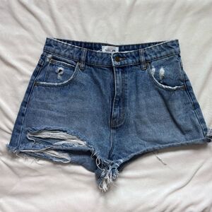ROLLA'S Dusters High Rise Slim Jean Shorts